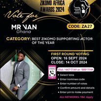 Mr. Van Has Been Nominated For ZIKOMO Africa Awards 2024